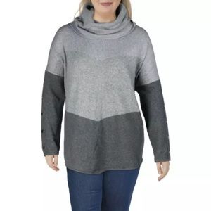 NWT Joseph A Color Block Gray Sweater 💞